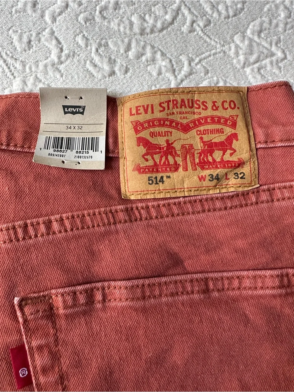 Levi's Men's Salmon Straight Jeans - Picture 5 of 9